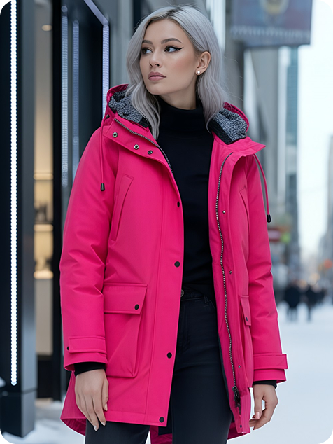 Женские парки и куртки